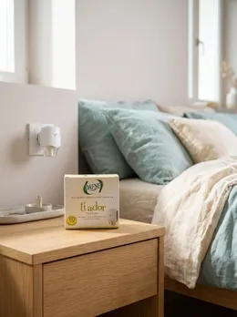 Difusor eléctrico Dafne en el dormitorio